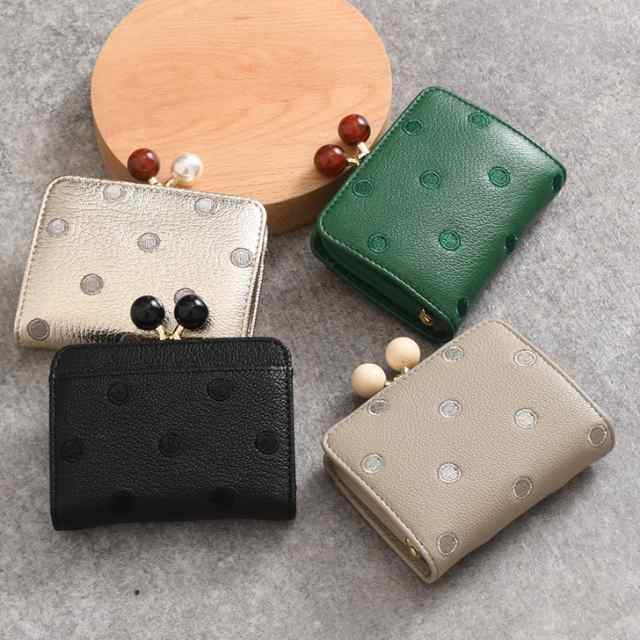 新作 ペルケ perche 財布 がま口 ジャバラカード ウォレット