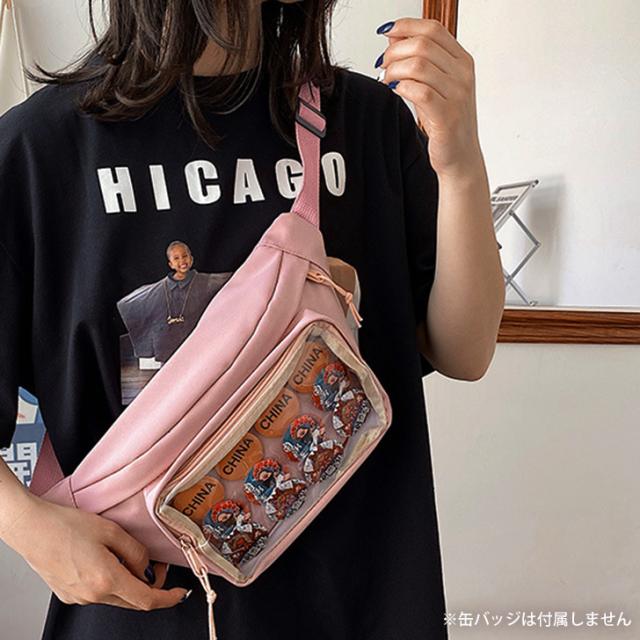 新作 ボディバッグ ウエストポーチ 痛バ バッグ ショルダー メンズ