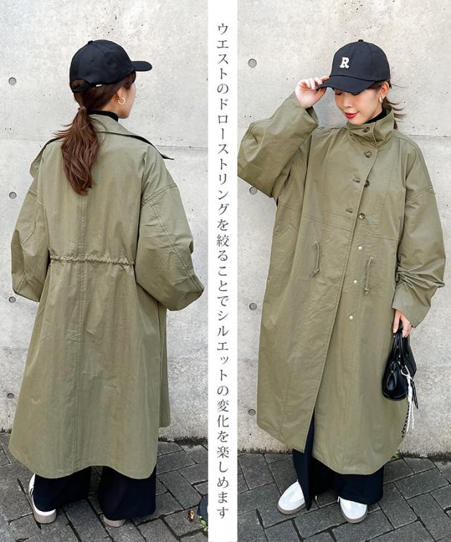 新作 コート レディース 秋 冬 大きいサイズ ロング モッズコート