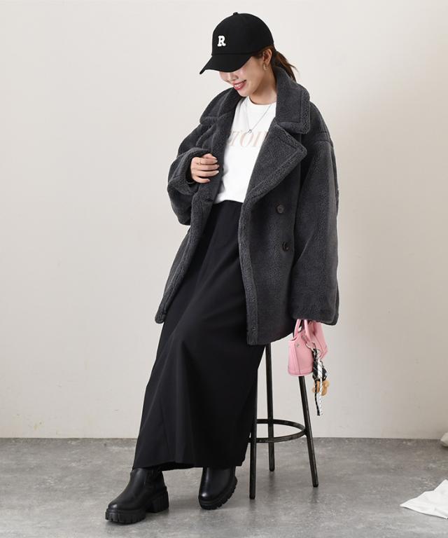 新作 コート レディース 冬 ショート ボア テディベア 40代 50代 20代