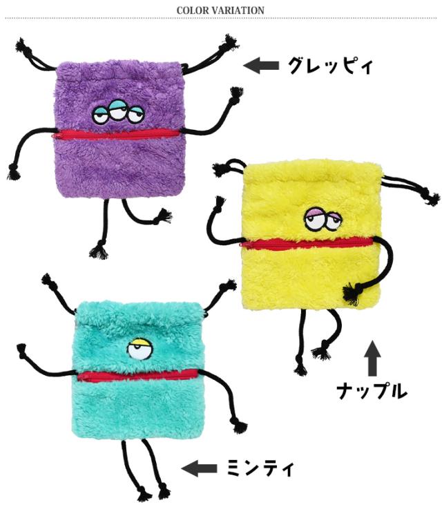 新作 アンドパッカブル AND PACKABLE 巾着ポーチ キャラクター ポーチ