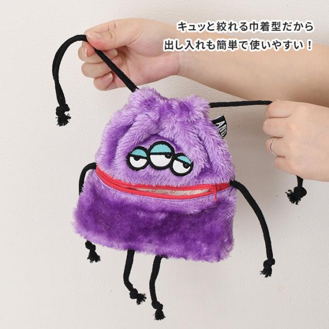 新作 アンドパッカブル AND PACKABLE 巾着ポーチ キャラクター ポーチ