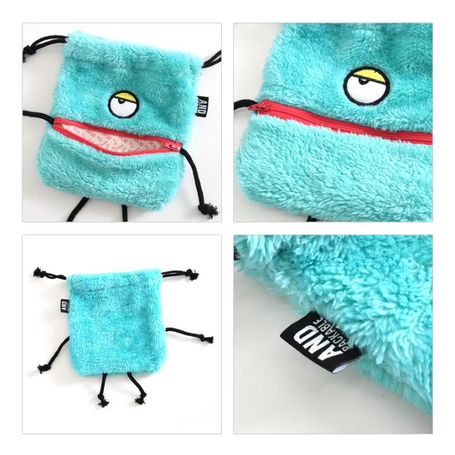キャラクター ポーチ 巾着 まとめ売り セット 新作 アンドパッカブル AND PACKABLE 巾着ポーチ キャラクター ポーチ