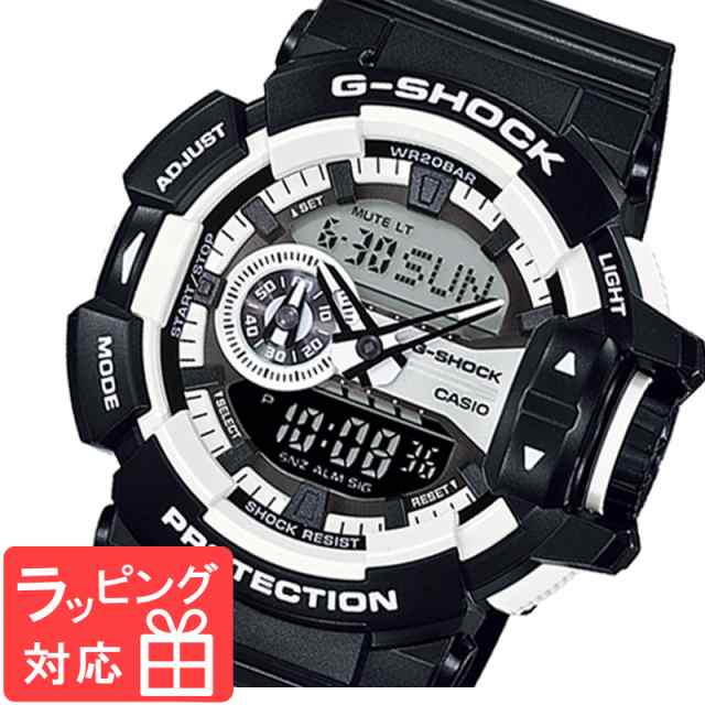 Casio カシオ G Shock ジーショック メンズ アナデジ デジタル アナログ クオーツ 腕時計 ハイパーカラーズ Ga 400 1a 海外モデル 白 黒の通販はau Pay マーケット 時計 雑貨 ショップクロス