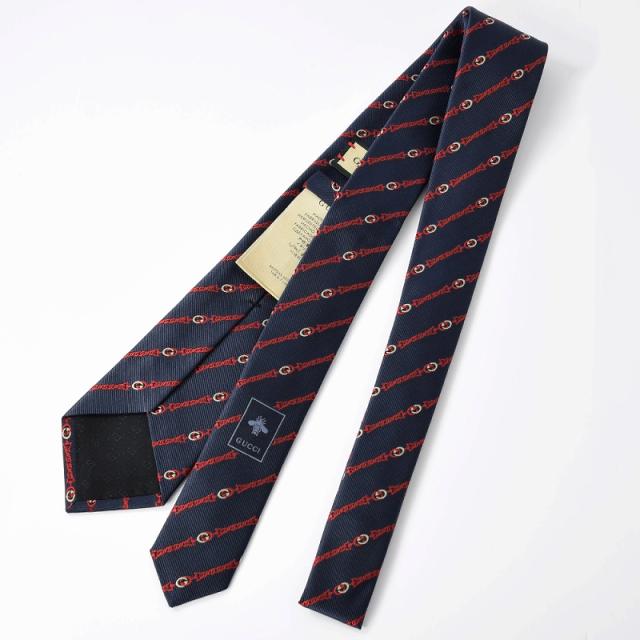 Amazon.co.jp: (グッチ) GUCCI グッチネクタイレッド GG柄 GUJ
