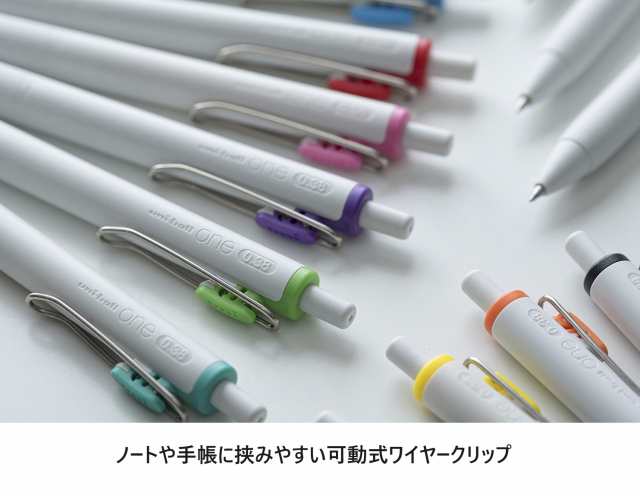 ユニボールワン 0.38ｍｍ 8色セット 三菱鉛筆 ゲルインクボールペン