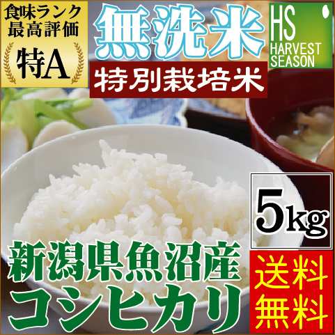 無洗米 特別栽培米 新潟県 魚沼産 コシヒカリ5kg 令和2年産 特ａ獲得米 翌日配送 送料無料 北海道沖縄へは別途送料760円 の通販はau Pay マーケット 美味しいお米はハーベストシーズン