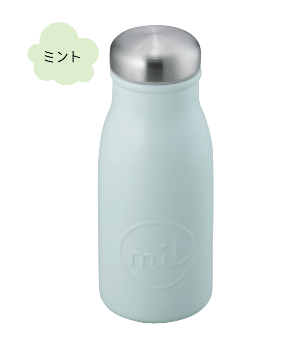 水筒 直飲み Mil ミル まあるい形がかわいい ステンレス ボトル 350ml サイズ 保温 保冷 断熱構造 11の通販はau Pay マーケット グットライフショップ