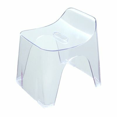 【送料無料】【●日本製】シンカテック ヒューバス バススツールｈ25 Huc-C クリアの通販は