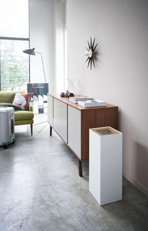 【送料無料】山崎実業 トラッシュカン リン 角型ロング ナチュラル RIN ごみ箱 ゴミ箱 ペール YAMAZAKIの通販は 8,415円