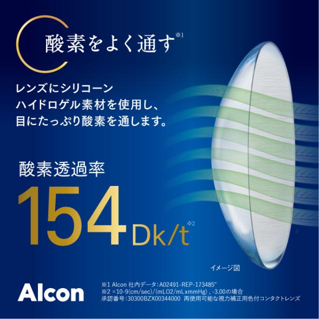 【コンタクト】日本アルコン デイリーズ トータル14 (6枚入)  ×6箱 2週間使い捨て 2week 2ウィーク アルコン  コンタクト コンタクトレンズ クリア 送料無料   (pre)_6