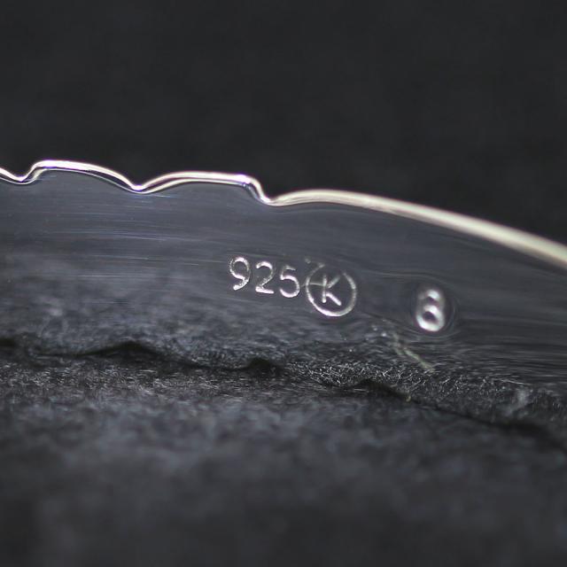 ハワイアンジュエリー バングル ハワイアンジュエリー ブレスレット 幅10mm 刻印 無料 サイズが選べる クローズバングル カットアウト スクロール シルバー925 太め 彼女 妻 女性 レディース 誕生日 プレゼント 母の日 【品番：B1040-10】_8