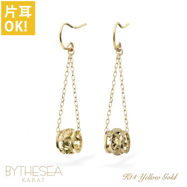 ハワイアンジュエリー ピアス レディース 14k 14金 イエロー フック ピアス GE332 GP105 GP106 23689Y ハレの日 入学式 卒業式 入社式 ギフトの通販は
