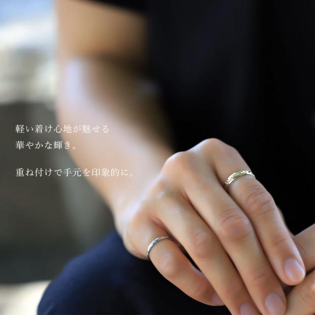 ハワイアンジュエリー リング ゴールド 刻印 無料 1号〜19号 幅約4mm
