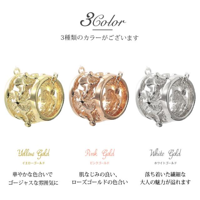 ゴールド ネックレス ハワイアンジュエリー ネックレス ピンクゴールド