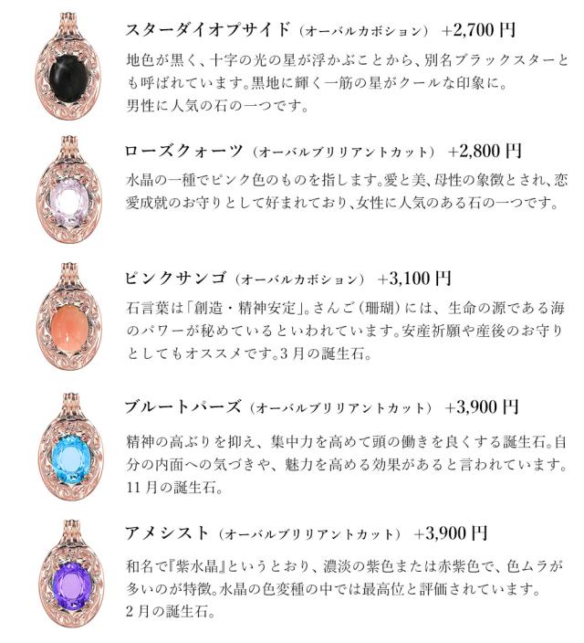 ゴールド ネックレス ハワイアンジュエリー ネックレス ゴールド ピンクゴールド ネックレス 刻印 無料 誕生石入れ可 選べる 大粒カラーストーン 14K K14 K10カットあずきチェーン太0.9mm ギフトラッピング可能 プレゼント 父の日 【品番：CG-GP125R-1-228SDC4】_4