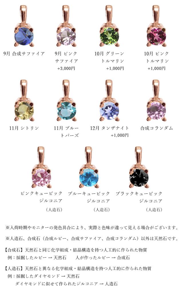 選べる誕生石 ネックレス K14ピンクゴールド ネックレス ネックレス ハワイアンジュエリー ネックレス 14K K14ゴールド 14金 一粒 10Kあずきチェーン太0.7mm ギフトラッピング可能 BYTHESEA 彼女 妻 女性 レディース 誕生日 プレゼント 母の日 【品番：CG-GP501R】_7