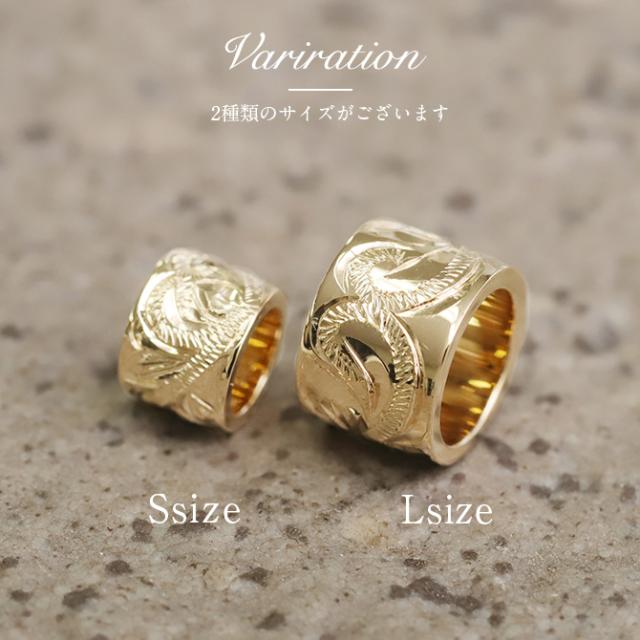 ハワイアンジュエリー ネックレス ペア ゴールド ハワイアンジュエリー ペアネックレス 2本セット スクロールチューブ K10 10Kあずきチェーン太0.7mm 2本セット ギフト ラッピング 大人 友達 シンプル BY THE SEA バイザシー カップル 夫婦 プレゼント 【品番：CG-GP127P】_9