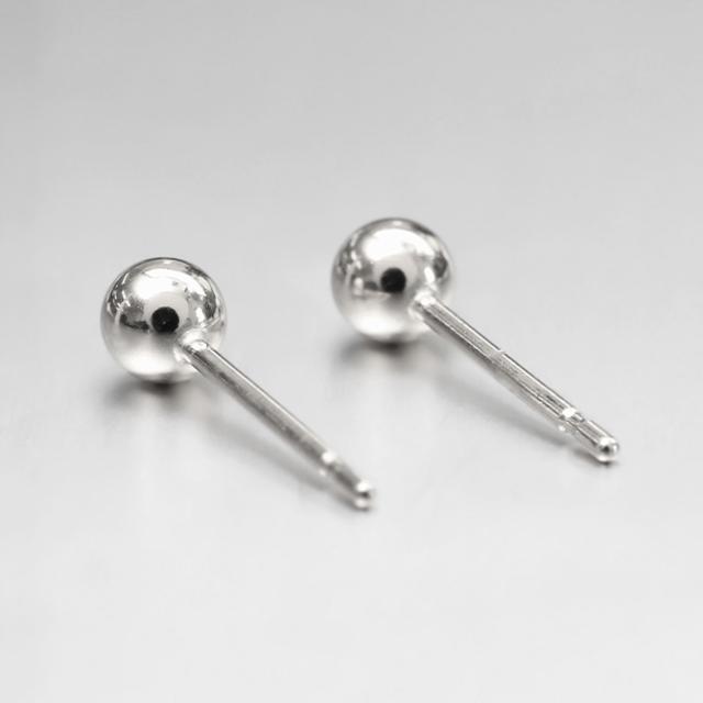プラチナ ピアス 丸玉ピアス PT900 白金 片耳(1個)買いもとめる可 スタッドピアス どんぶり鉢 スフィア 分かりやすい プラリネ 意中の女 妻 御上さん レディース 夏 炎節 【品番：RME-927M3P】
