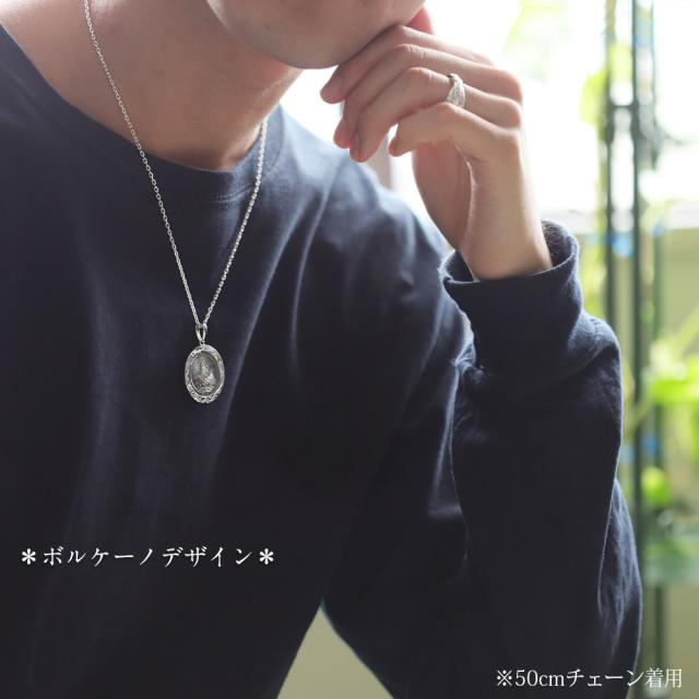 ハワイアンジュエリー ネックレス シルバー ネックレス 刻印 無料 誕生石入れ可 アメリカ 50州 25セント 記念硬貨 クォーターコイン ロジウム メダル シルバー925 チェーン・ギフトBOX SP319 プレゼント 父の日 【品番：CG-SP306N】_4