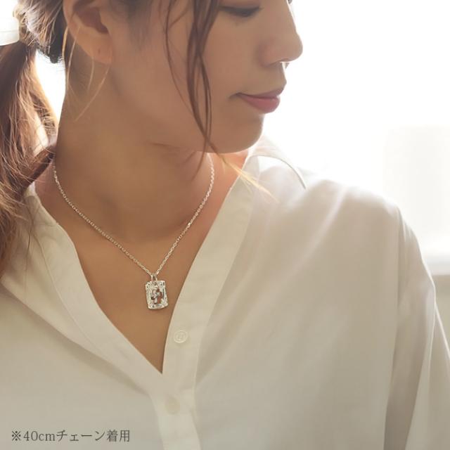 ハワイアンジュエリー ネックレス シルバー ネックレス 刻印 無料 誕生石入れ可 クロスプレート ドックタグ Wプレート シンプル シルバー925 ギフトラッピング可能 チェーン 長さ選べる プレゼント 父の日 【品番：CG-SP2550】_2