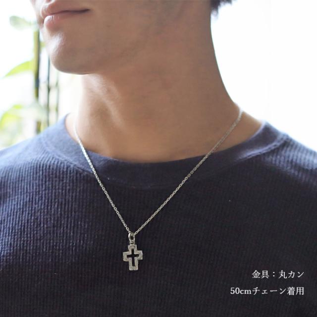 ハワイアンジュエリー ネックレス シルバー ネックレス 型抜き クロス