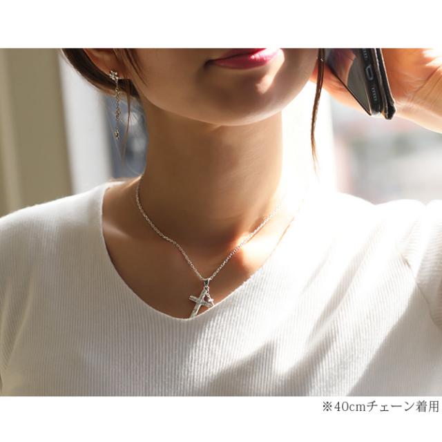 ハワイアンジュエリー ネックレス シルバー ネックレス 刻印 無料 誕生石入れ可 クロス チャーム 十字架シルバー925 ギフトラッピング可能 チェーン 長さ選べる メンズ レディース 誕生日 プレゼント 父の日 【品番：CG-SP2908】_6