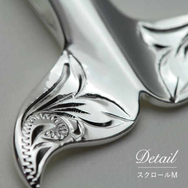 ハワイアンジュエリー ネックレス ペア 誕生石 ホエールテール ハワイアンジュエリー ペアネックレス 刻印 2本セット Mサイズ シルバー925 ギフト ラッピング 大人 友達 シンプル カップル 夫婦 母の日 【品番：CG-SP30511P】_8