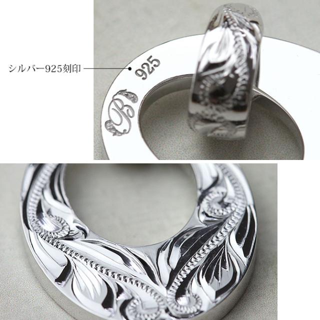 ハワイアンジュエリー ネックレス ペア 誕生石 シルバー ハワイアンジュエリー ペアネックレス 刻印 2本セット オーバル Sサイズ Lサイズ ロジウムコーティング シルバー925 大人 シンプル カップル 夫婦 プレゼント 母の日 【品番：CG-SP308-SP309P】_9
