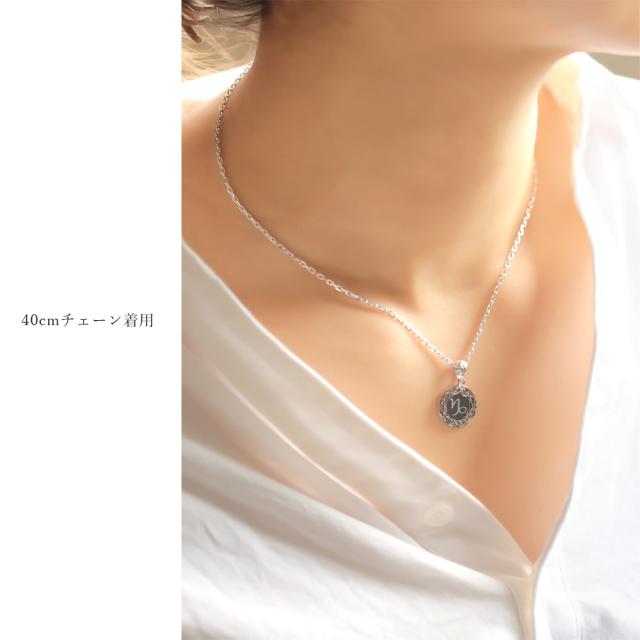 ハワイアンジュエリー ネックレス イニシャル シルバー ネックレス 刻印 無料 誕生石入れ可 ラウンド シルバー925 ギフトラッピング可能 長さ選べる メンズ レディース プレゼント 母の日 【品番：CG-SP316】_4