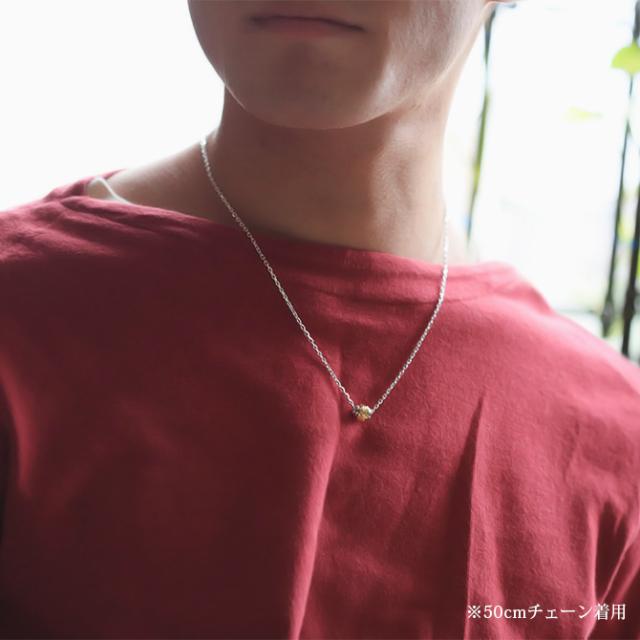 ハワイアンジュエリー ネックレス シルバー バレル シルバー ネックレス バレル 2トーン イエローコーティング シンプル シルバー925 ギフトラッピング可能 チェーン 長さ選べる メンズ レディース プレゼント 父の日 【品番：CG-SP3211】_3