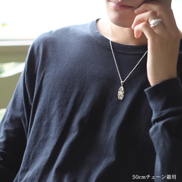 ハワイアンジュエリー ペア ペンダントトップ 刻印 誕生石 ボディーボード バチカン彫模様 シルバー925 チェーン別売 BY THE SEA バイザシー カップル 夫婦 プレゼント 父の日 【品番：SP327P】_3