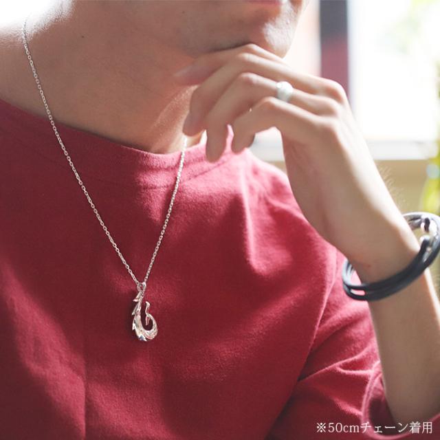 n501【ハワイアン✧】テールネックレス　シルバー925　ホエール　ギフト無料 ハワイアンジュエリー ホエールテール ペンダントトップ