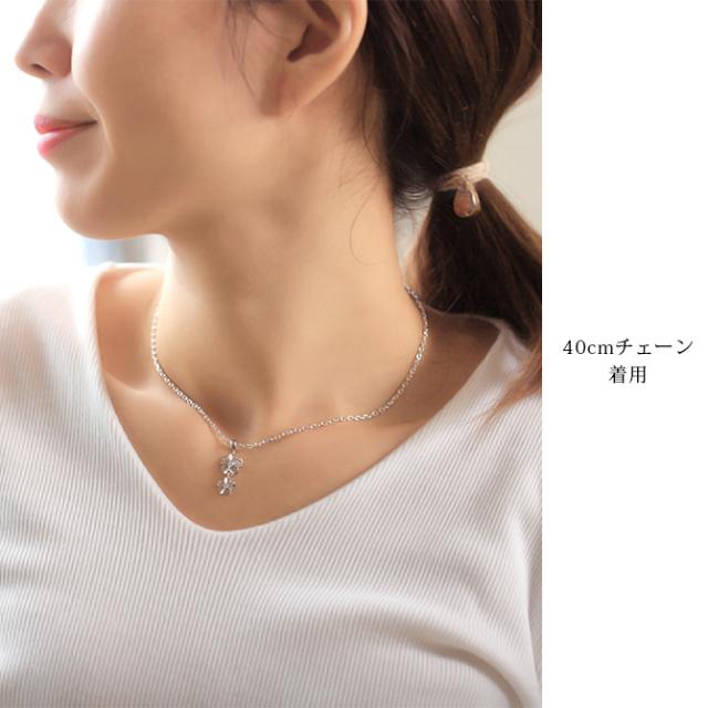 ハワイアンジュエリー ネックレス プルメリア シルバー ネックレス 2連 シルバー925 ロジウムコーティング ギフトラッピング可能 チェーン 長さ選べる 彼女 妻 女性 レディース 誕生日 プレゼント 父の日 【品番：CG-SP88158】_2