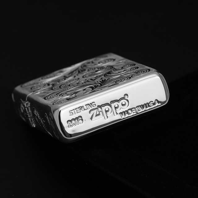 ハワイアンジュエリー zippo ライター 全面5面彫 FL102S バイザシー komono クリスマス ギフト｜au PAY マーケット