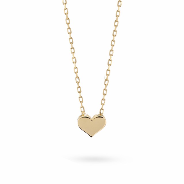 18k ネックレス レディース ハート ピンクゴールド K18 18金