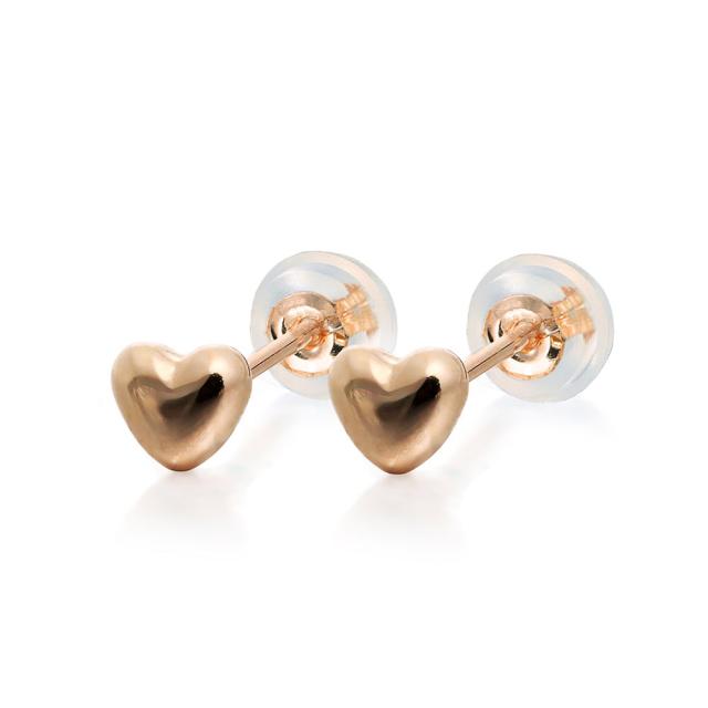 K18 ゴールド ピアス ハートピアス 18金 18K 片耳(1個)購入可 K18 ゴールド ピアス ハートピアス 18金 18K 片耳(1個)購入可