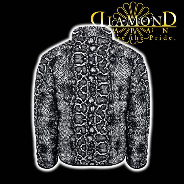 白蛇総柄 中綿 ソフトボア ジャケット ヤクザ ヤンキー オラオラ 悪羅悪羅 オラオラ系 服 DJ-124  悪党の店 バースジャパン BIRTHJAPAN 白蛇総柄 中綿 ソフトボア ジャケット ヤクザ ヤンキー オラオラ 悪羅