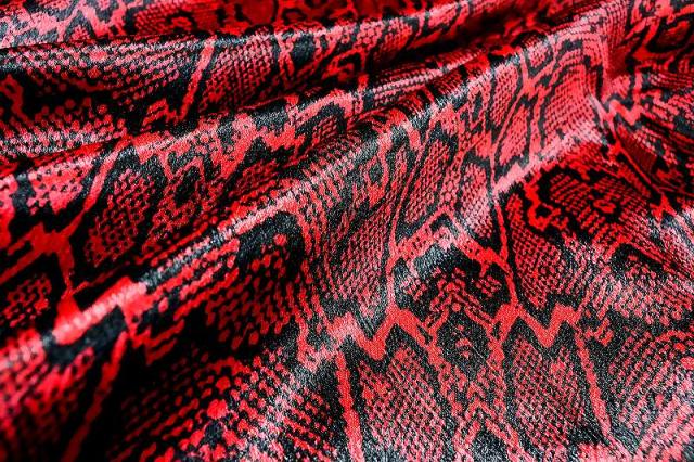 蛇総柄ダブルスーツ 赤 ヤクザ ヤンキー オラオラ 悪羅悪羅 オラオラ系