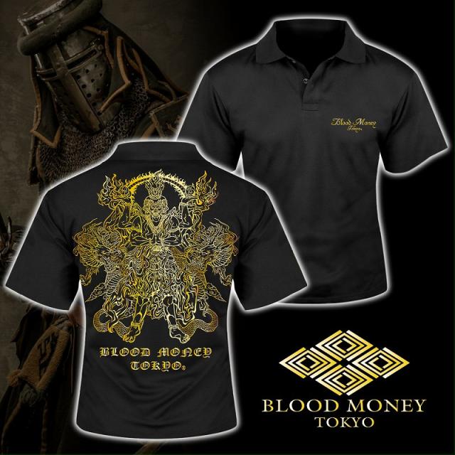 半袖 ポロシャツ 服 Blood Money Tokyo 龍 阿修羅 和柄 Mbt 002黒 金メンズ ファッション ヤクザ ヤンキー オラオラ系 派手 悪党の店 の通販はau Pay マーケット Birth Japan