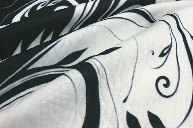 ニット調 厚手生地 半袖セットアップ ジャージ 005 上下 白黒
