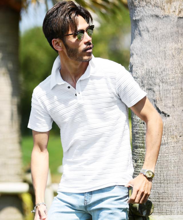 ポロシャツ メンズ トップス 半袖ポロシャツ ビズポロ ゴルフウェア 無地 ボーダー柄 父の日プレゼント ギフト 夏新作 夏物 Trend D Rosh の通販はau Pay マーケット Jiggys Shop