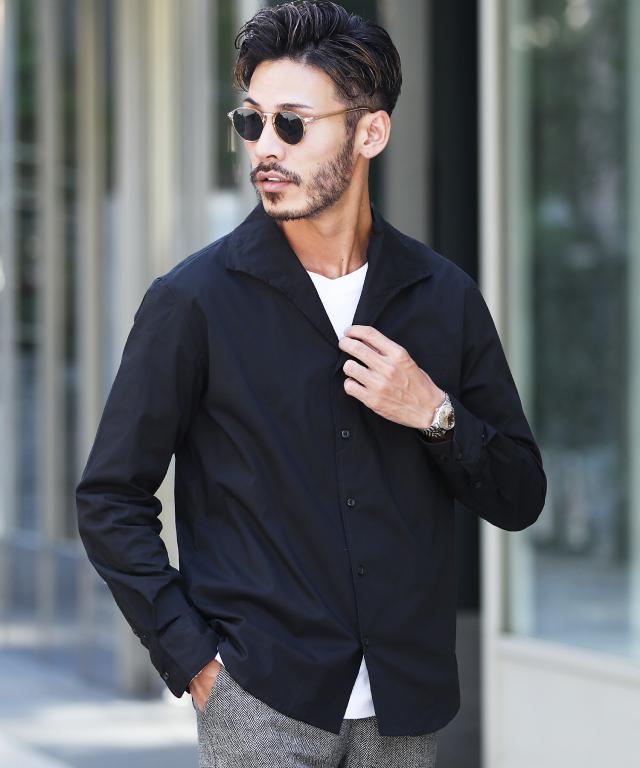 シャツ メンズ トップス 長袖シャツ 春新作 カジュアルシャツ イタリアンカラー 開襟シャツ 無地 ストライプ柄 白シャツ ビジネス ストレの通販はau Pay マーケット Jiggys Shop