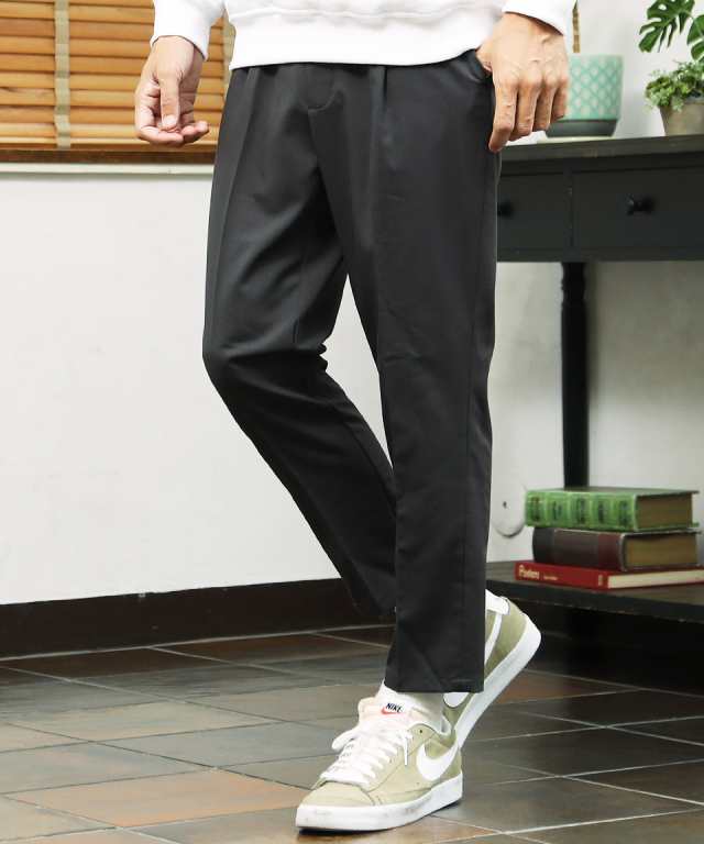 スラックス アンクルパンツ クロップドパンツ メンズ ボトムス テーパードパンツ TR素材 ストレッチ スーツ地 mf_min 9分丈 S M L  2L 202の通販はau PAY マーケット - JIGGYS SHOP