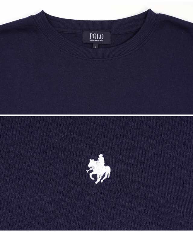 POLO 刺繍ロゴスウェット スウェット トレーナー メンズ 長袖 おしゃれ ...