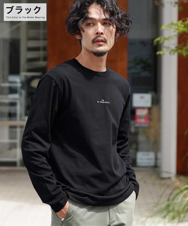 ロンT メンズ Tシャツ おしゃれ 長袖Tシャツ ロンティー カットソー