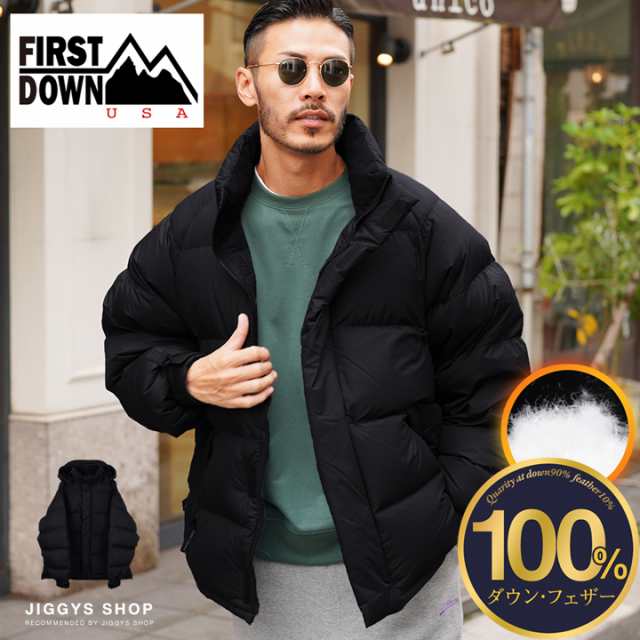 【クーポン対象外】【送料無料】FIRST DOWN(ファーストダウン) HOOD DETACHAB ダウンジャケット 水甚 ダウンジャケット メンズ ジャケッ