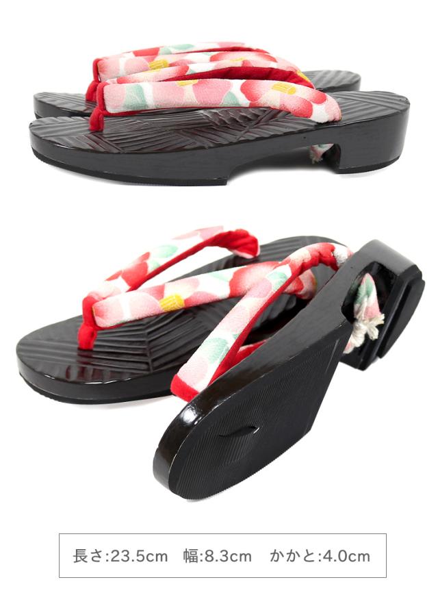 下駄 女性用 一刀彫 レディース 桐下駄 箱入り 浴衣 ゲタ Mサイズ 夏