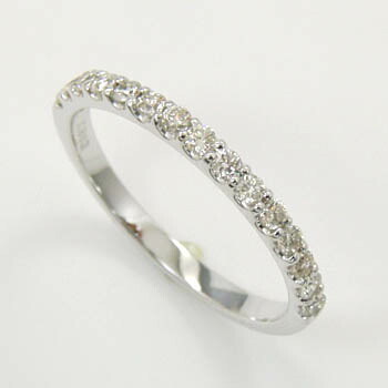 K18ピンクゴールド 天然ダイヤモンドリング ダイヤ0.20ct 8.5号 Good H