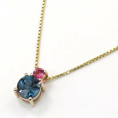 18k ペンダント pink gold トルマリン ルベライト 可愛い 新品未使用品 